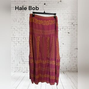 Hale Bob Pink and Gold Women's Skirt NWT